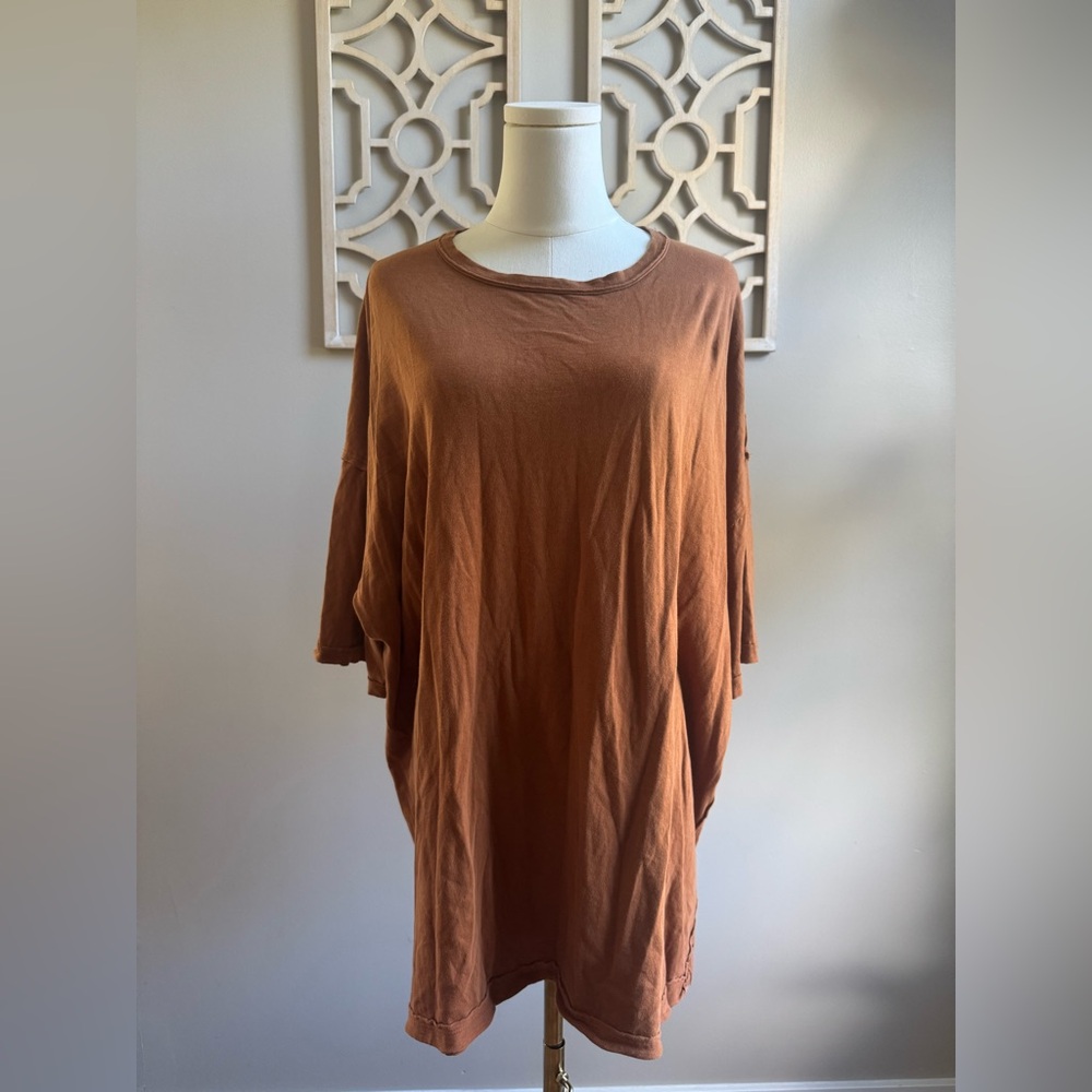 Free People Copper Short Sleeve Tee